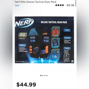 NERF Deluxe Tactical Gear Pack NIB